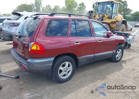 2004 Hyundai Santa Fe Gls/Lx из США, поврежденный, VIN KM8SC73E54U674445